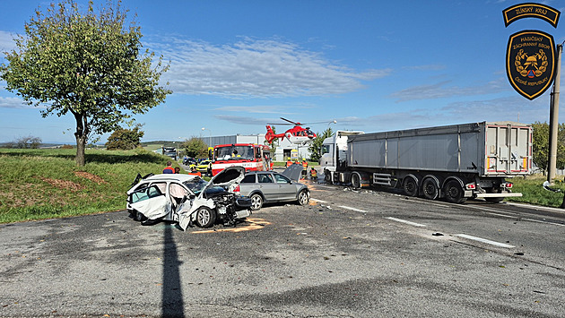 Středeční nehoda na Uherskohradišťsku má dvě oběti, zemřela i spolujezdkyně