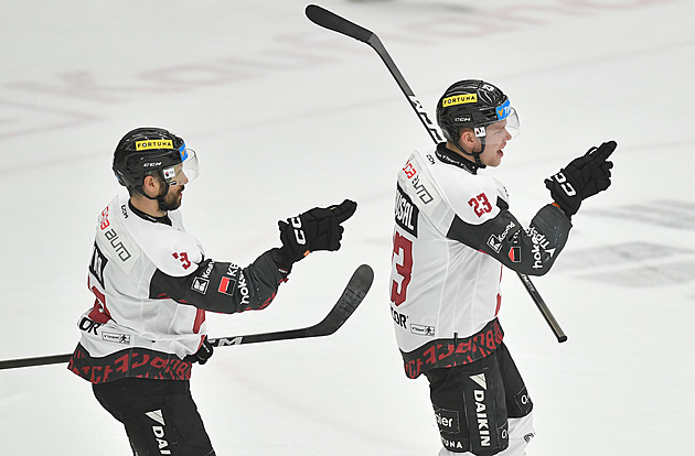 Sparťané otočili extraligovou dohrávku v Mladé Boleslavi, rozhodl Vesalainen